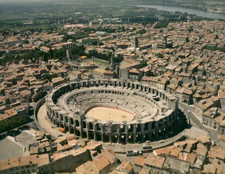 Vista aérea del anfiteatro